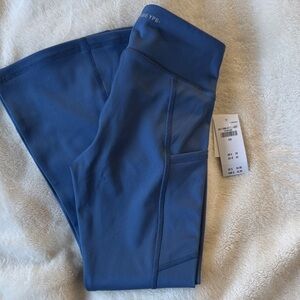 Abercrombie Kids Blue Flare Leggings